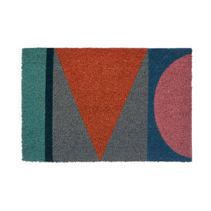 Mediterranean Multicoloured Coir Doormat