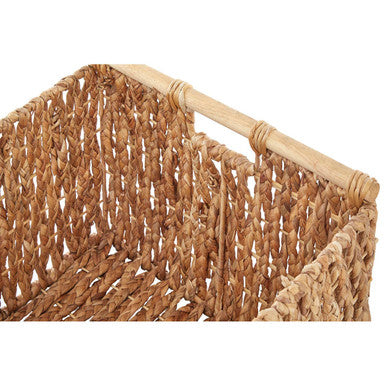 Lidi Set Of 5 Water Hyacinth Storage Baskets