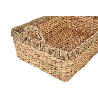 Lidi Set Of 3 Seagrass Storage Baskets with Handles