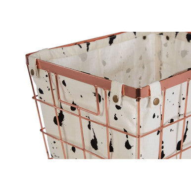 Harga Rose Gold Iron Wireframe Basket