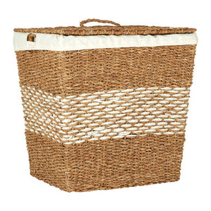 Lidi Tapered Seagrass Basket With Lid