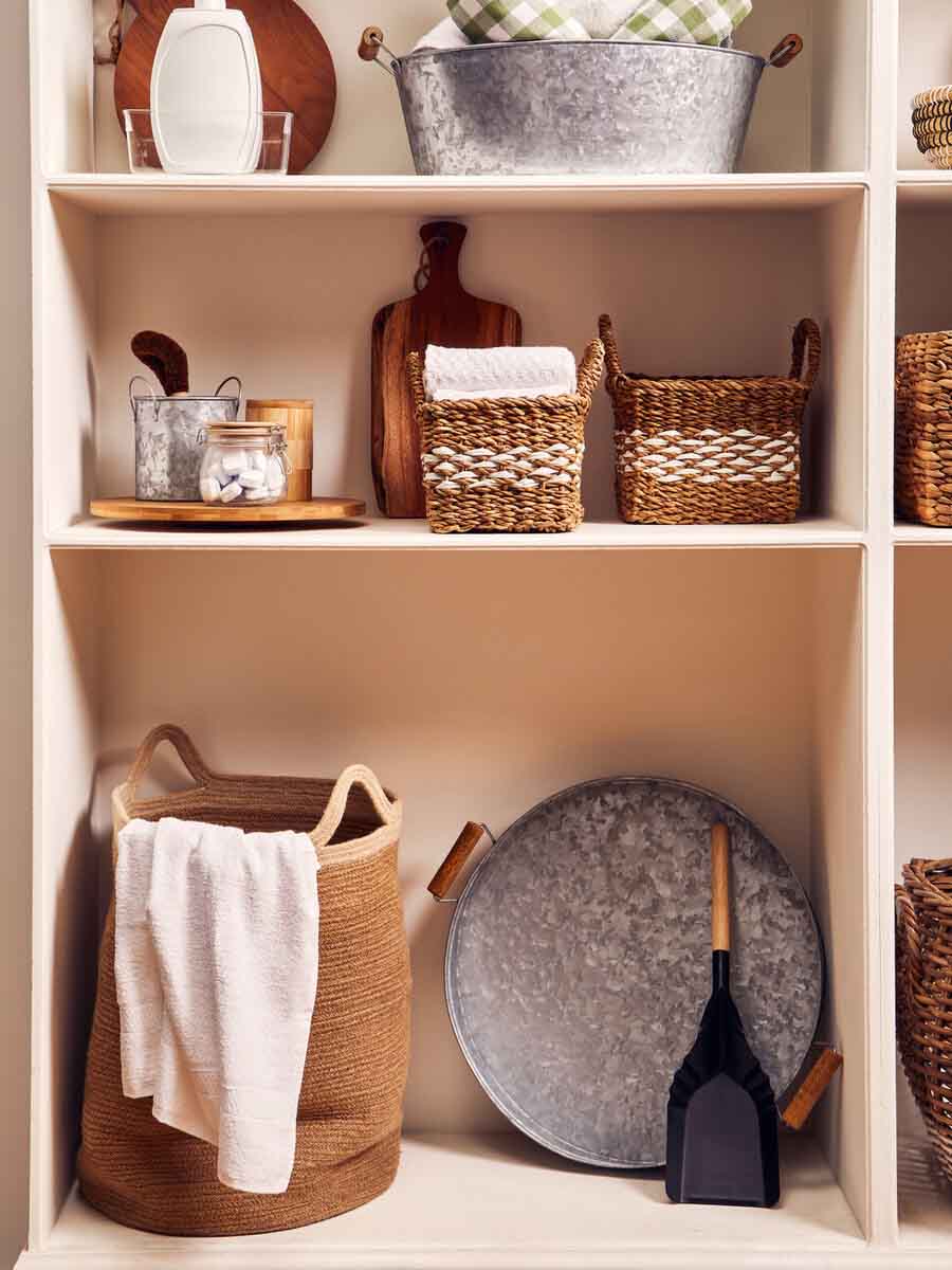 Lidi Round Jute Basket