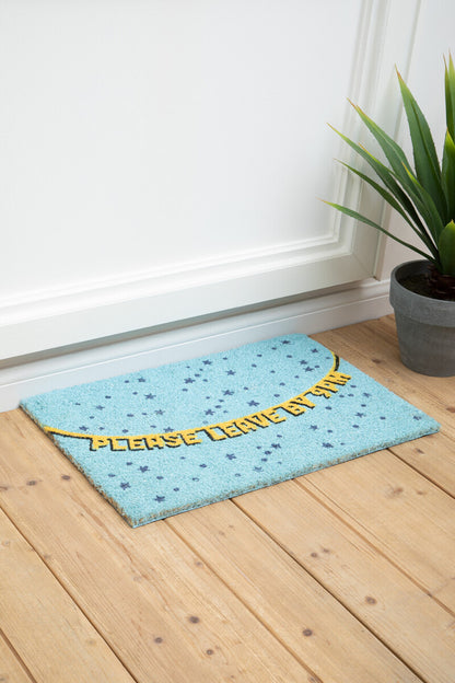 Filta Please Leave by 9pm Doormat
