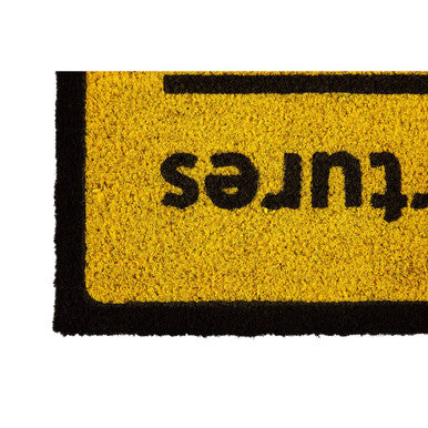 Filta Arrivals Departures Coir Doormat