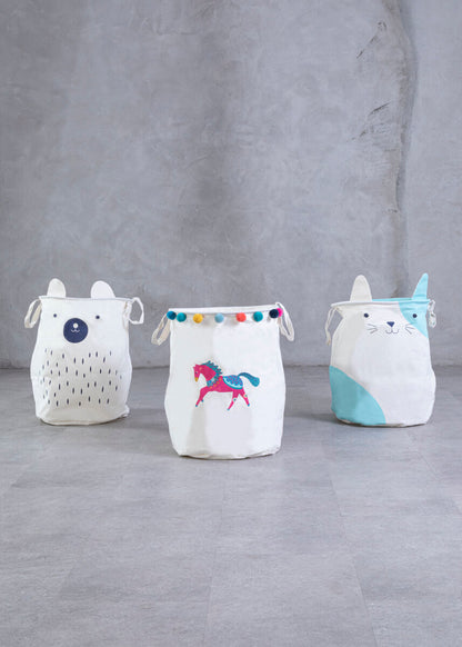 Mimo Cat Face Laundry Bag