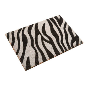 Filta Zebra Print Coir Doormat