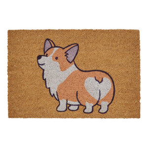 Corgi Dog Coir Doormat | Filta