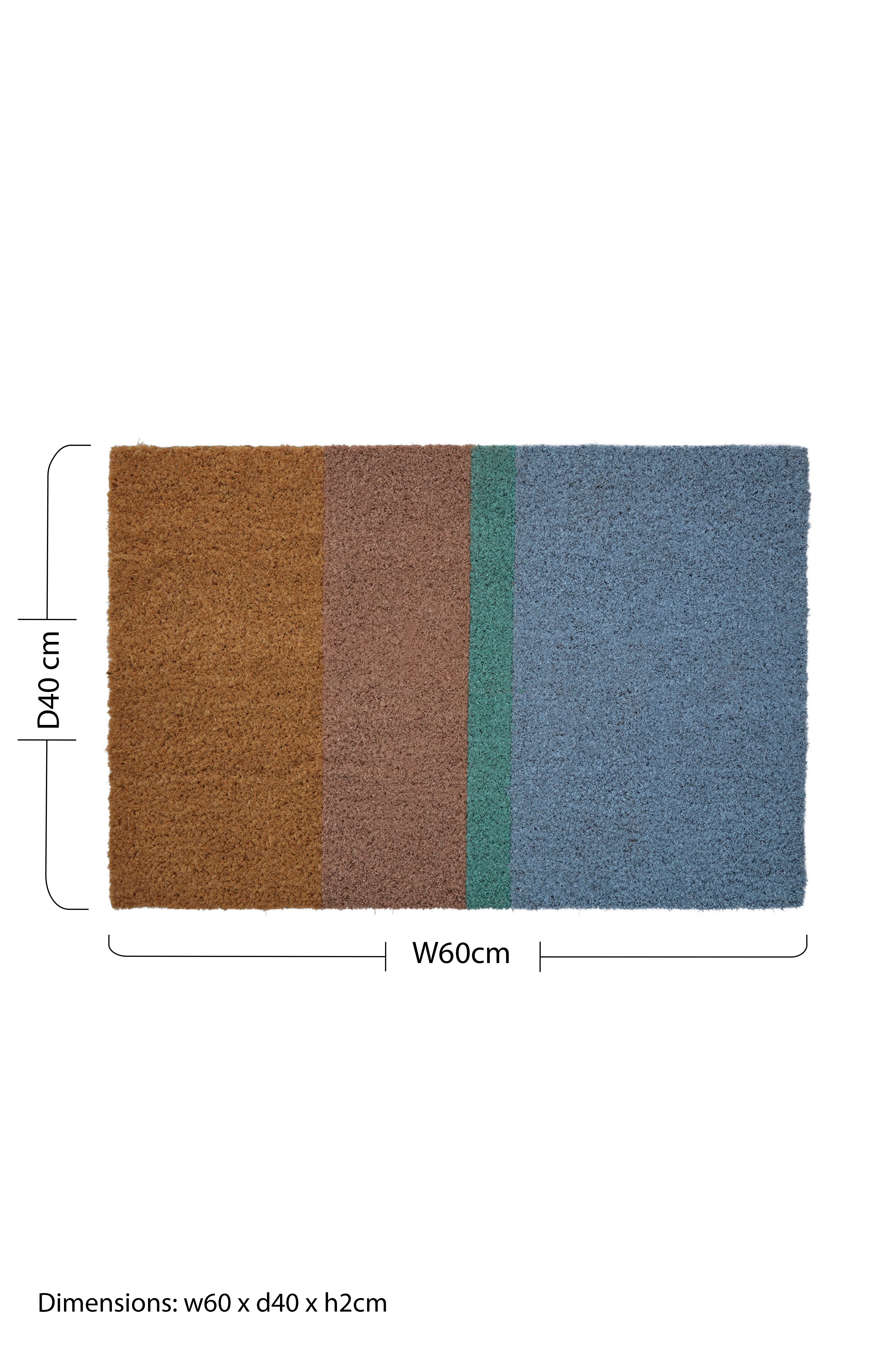 Filta Coir Doormat With Stripes