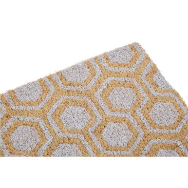 Filta Geo Hexagonal Coir Doormat