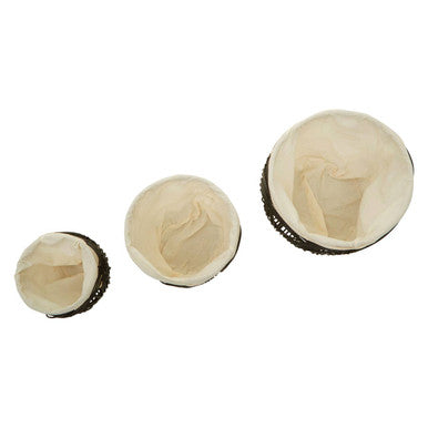 Arles Set Of 3 Rattan Baskets