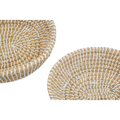 Lidi Set Of Two Baskets With White Detail