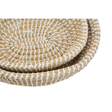 Lidi Set Of Two Baskets With White Detail