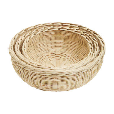 Lidi Set Of Three Bamboo Baskets