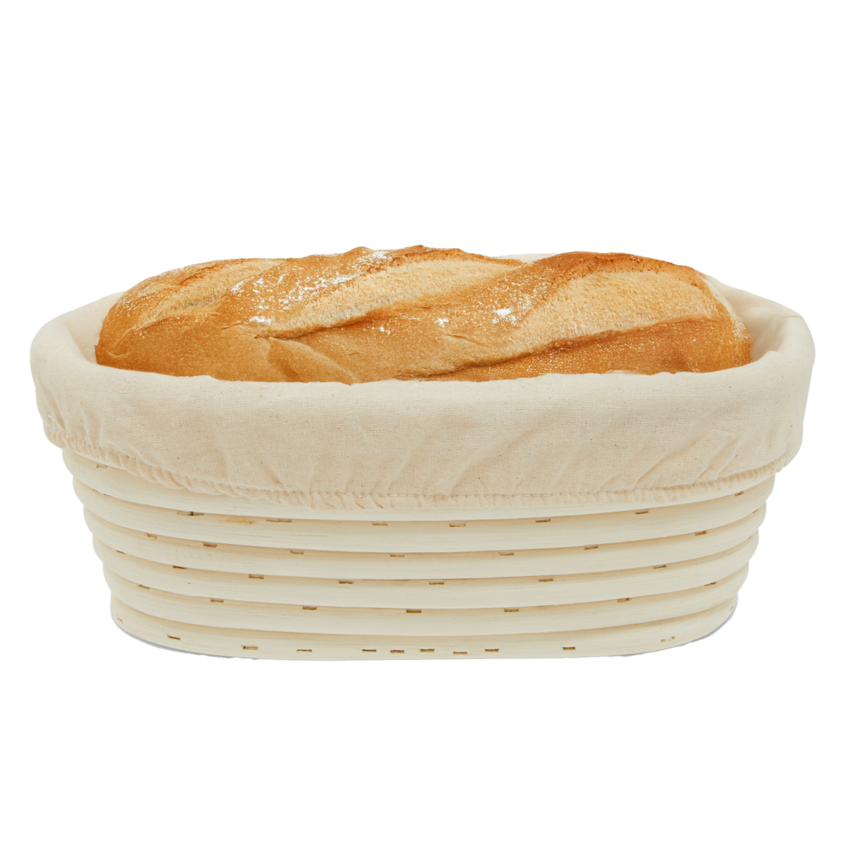 Smith Rattan Oblong Bread Proofing Basket