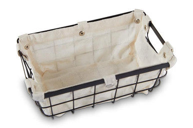 Harga Small Matte Black Wire Storage Bas