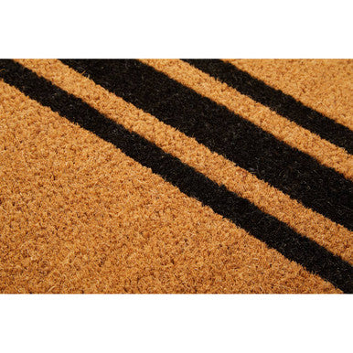 Filta Black Stripe Extra Large Doormat