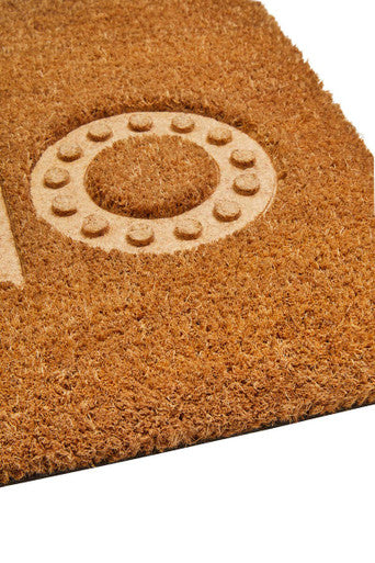 Filta Embossed Hello Coir Doormat