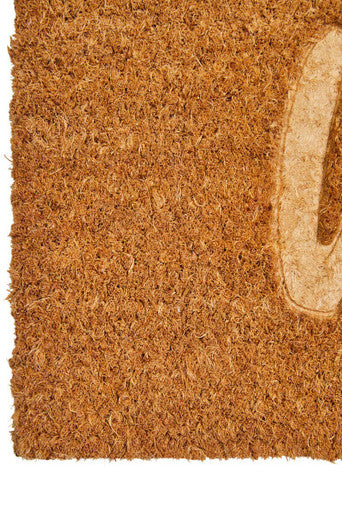 Filta Embossed Welcome Coir Doormat
