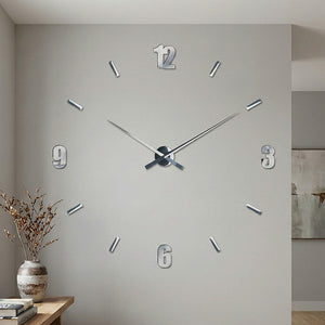 DIY Mirrored Wall Clock | Verdian