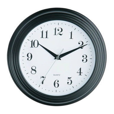 Pelham Black Vintage Wall Clock