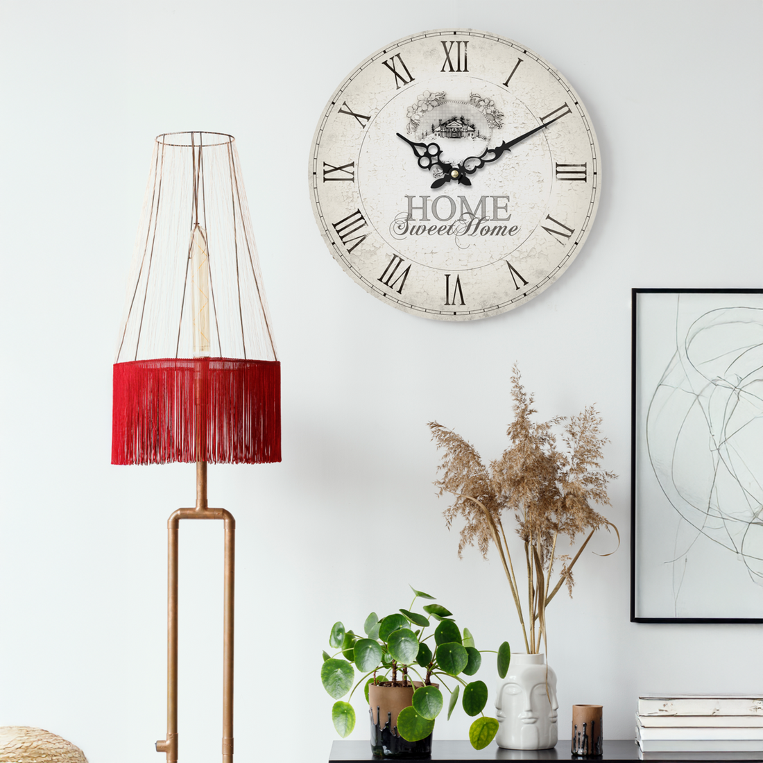 Home Sweet Home Wall Clock
