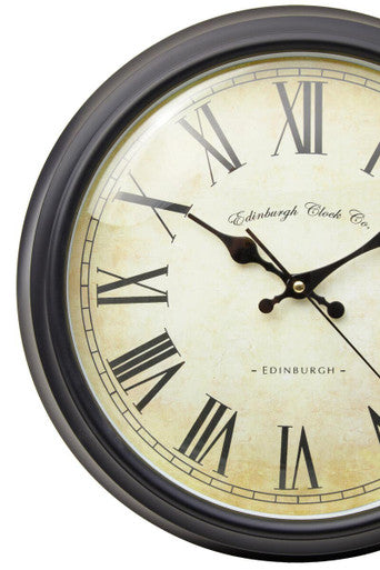 Robello Black Lined Rim Wall Clock - image 6