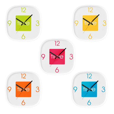 Arco Orange Wall Clock