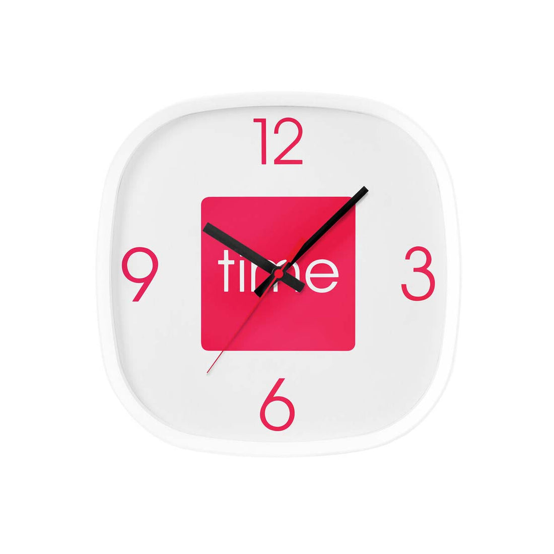 Arco Hot Pink Wall Clock