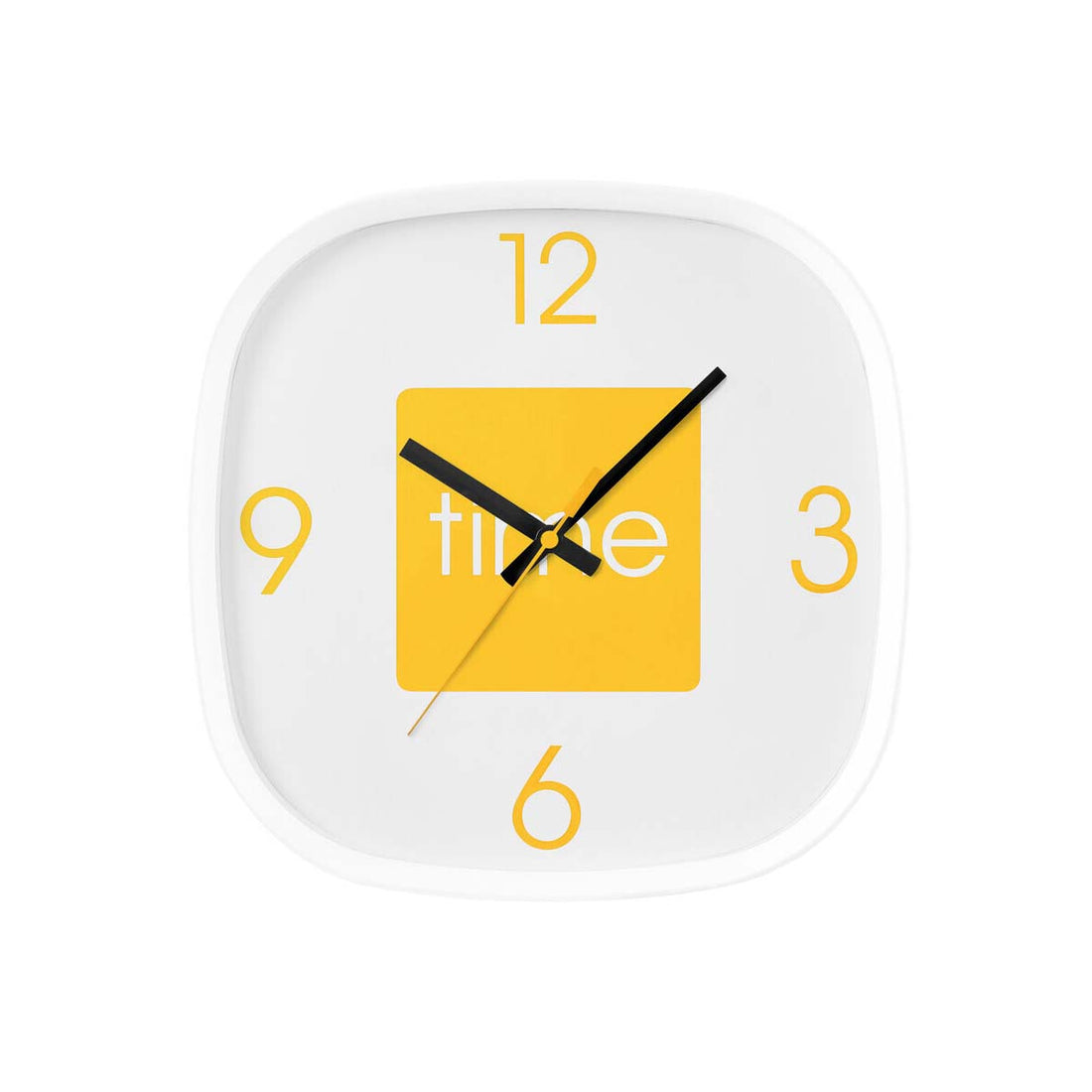 Arco Yellow Wall Clock