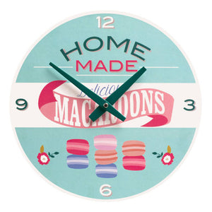 Amelie Assorted MDF Wall Clock with Macaroon Design