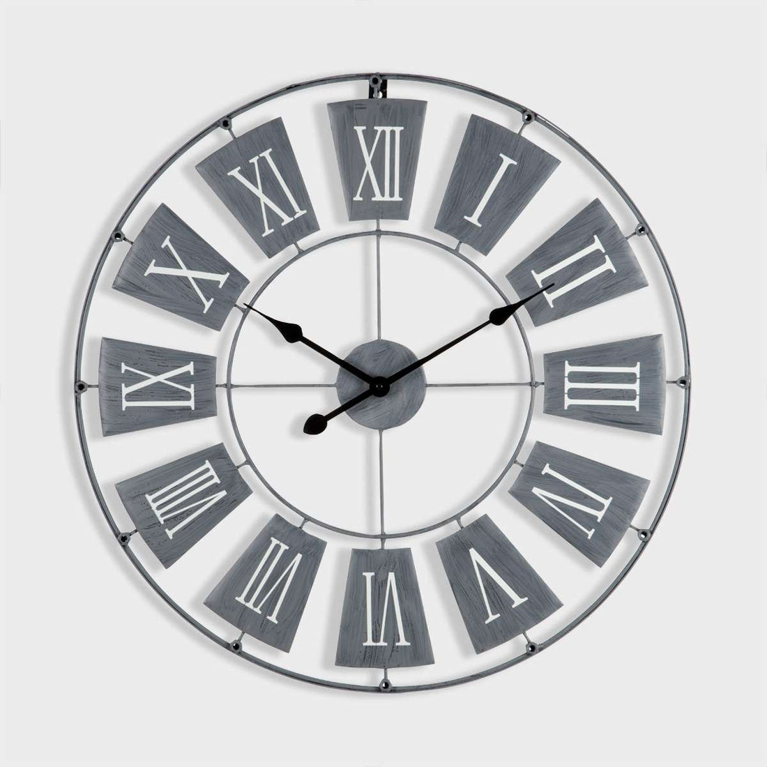 Vitus Grey Metal Small Wall Clock