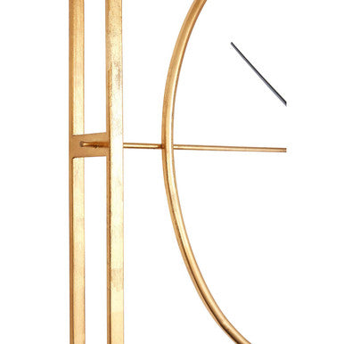 Trinity Gold Finish Metal Wall Clock