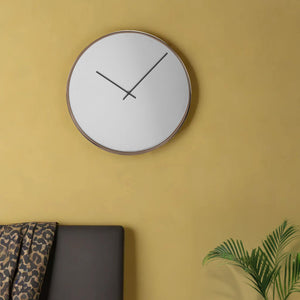 40cm Dia Mirror Face Wall Clock | Baillie