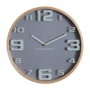 31.5cm Dia Grey Wall Clock | Vitus