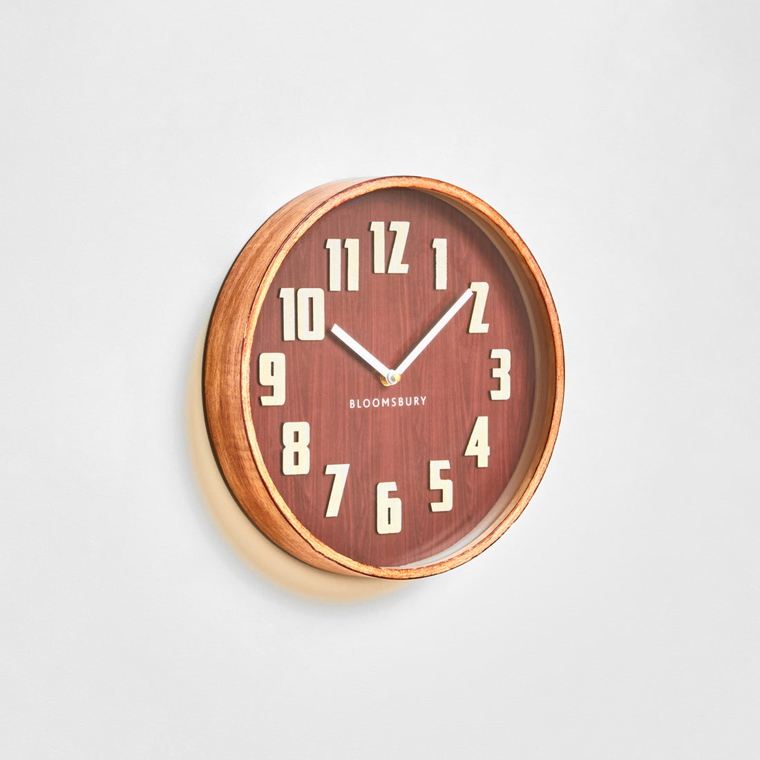 Vitus Red Grain Small Wall Clock
