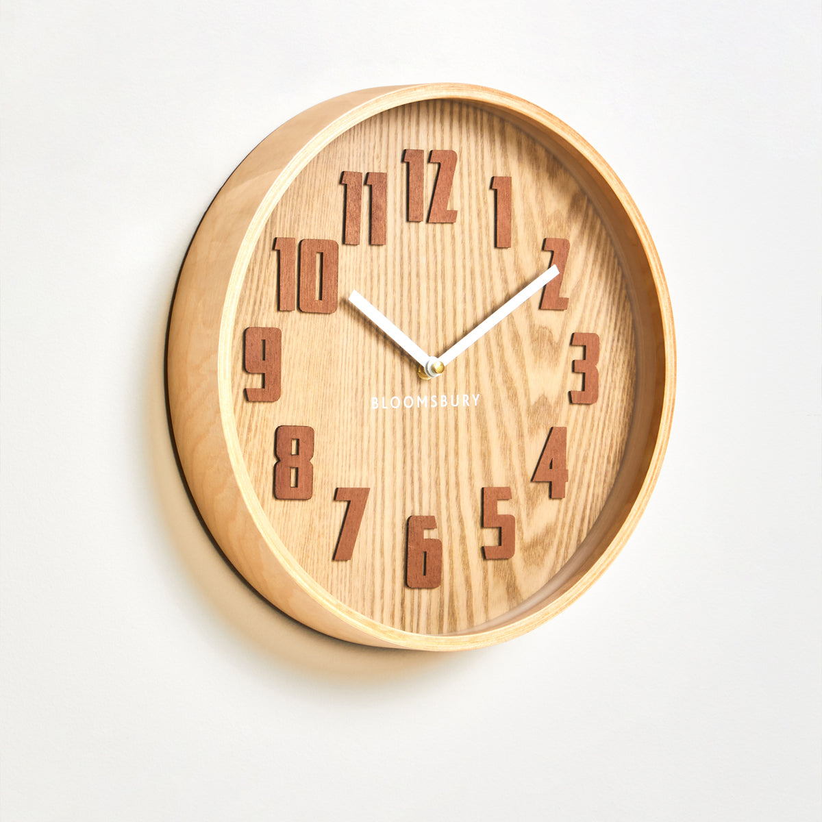 Vitus Brown Grain Small Wall Clock