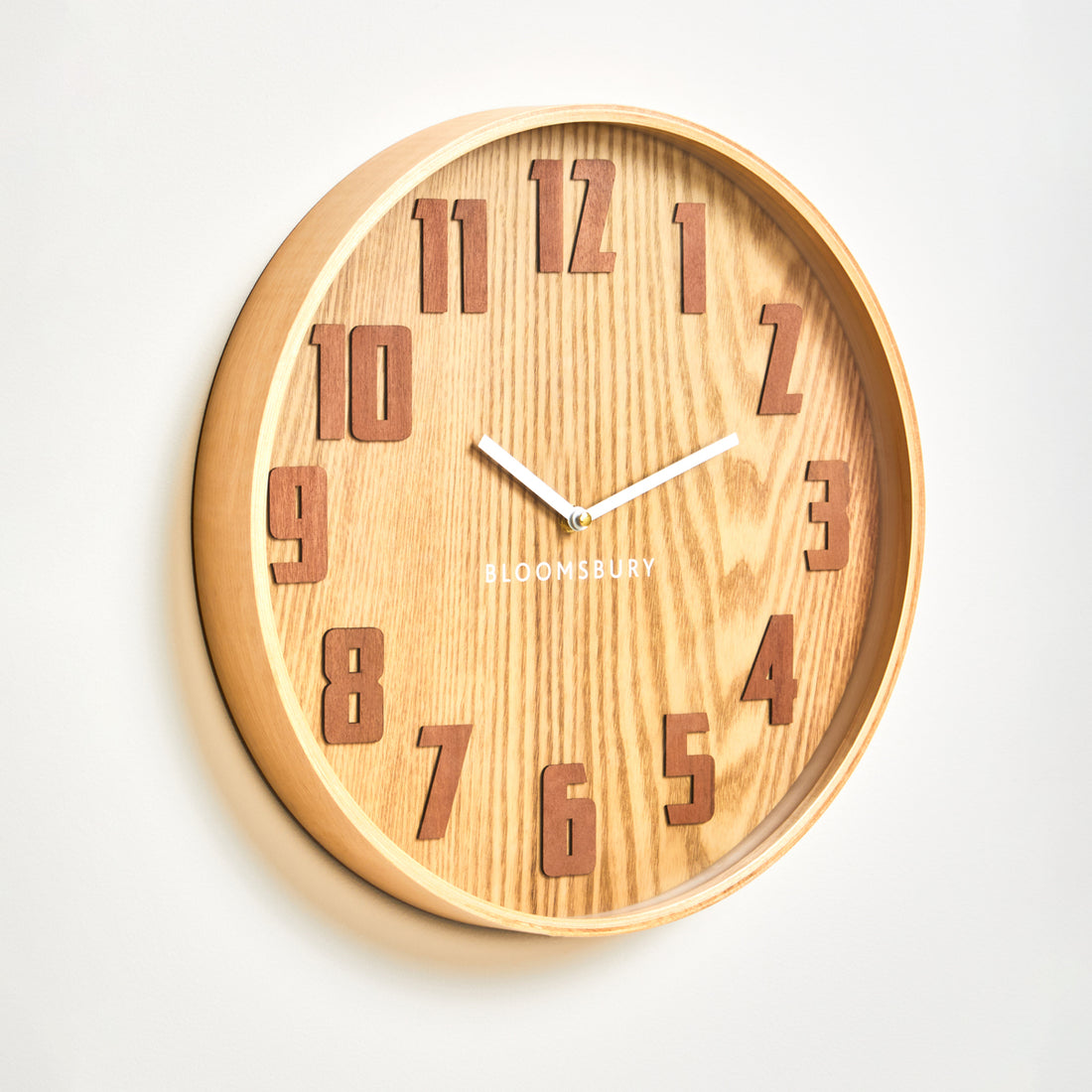 Vitus Brown Grain Large Wall Clock