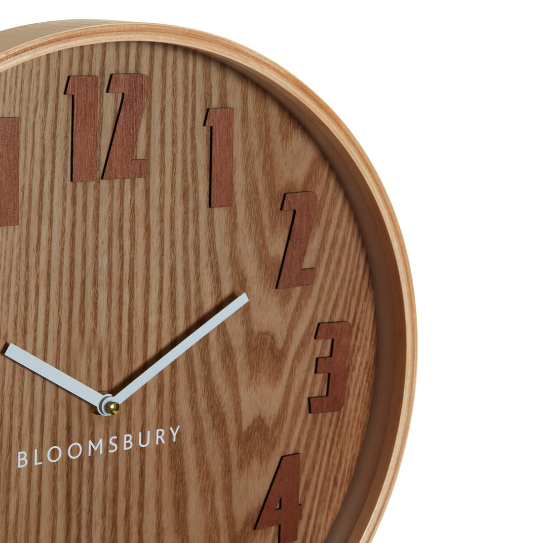 Vitus Brown Grain Large Wall Clock