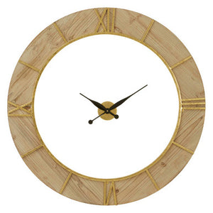 Yaxi Wall Clock With White Face