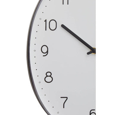 Elko Oval Wall Clock With Dark Grey Finish - image 5