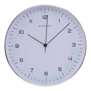 Elko Round Copper Finish Wall Clock