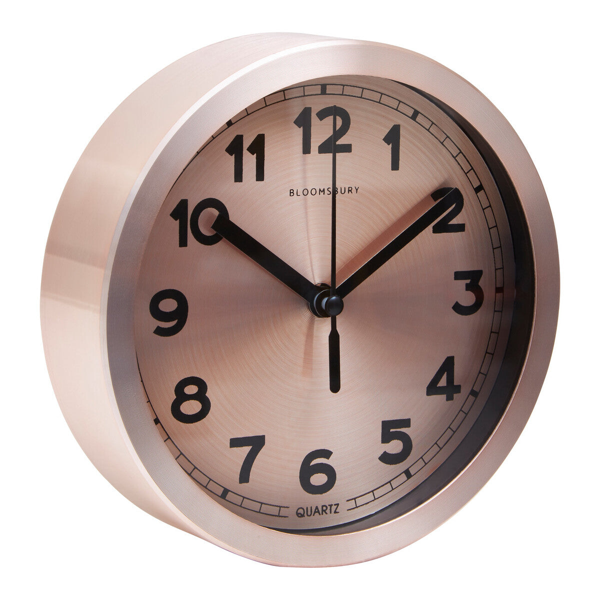 Elko Wall Clock With Copper And Black Finish