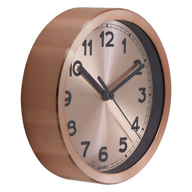 Elko Wall Clock With Copper And Black Finish