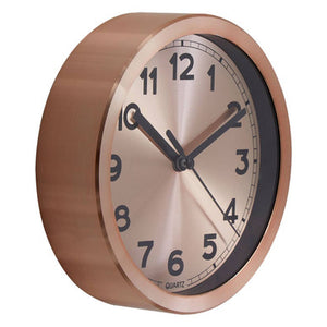 Elko Wall Clock With Copper And Black Finish