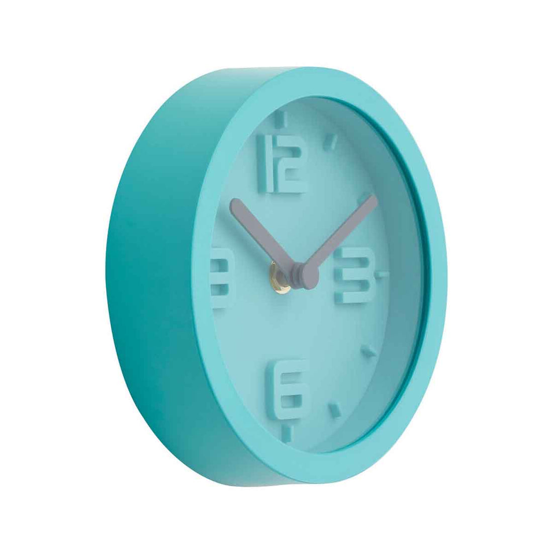 Elko Green Finish Embossed Effect Wall Clock