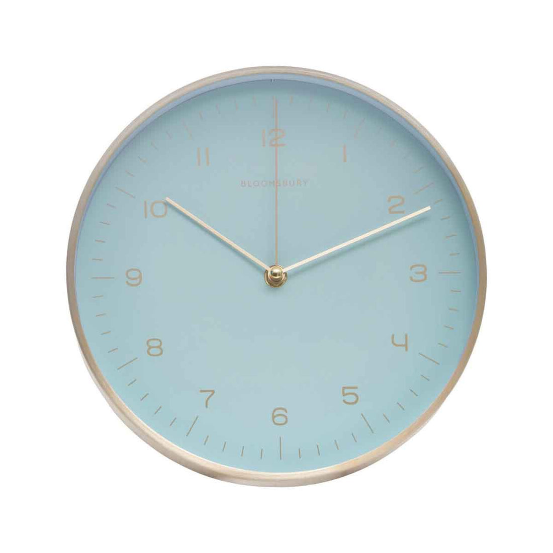 Elko Gold And Mint Green Finish Wall Clock