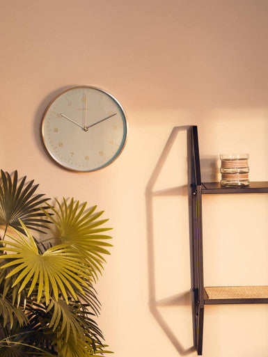 Elko Gold And Mint Green Finish Wall Clock