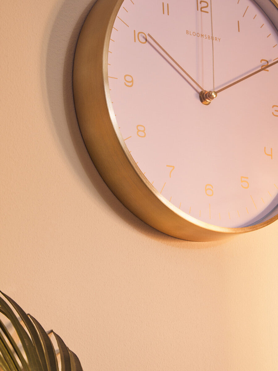 Elko Gold And Pink Finish Wall Clock - image 7