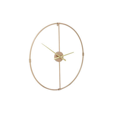 Beauly Metal Wall Clock With Gold Finish