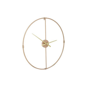 Beauly Metal Wall Clock With Gold Finish
